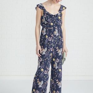 Amour Vert Isabella Silk Jumpsuit